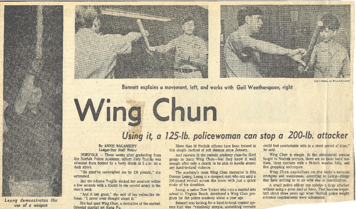Read more about the article A 125-lb Policewoman Stopped a 200-lb Attacker by Using Applied Wing Chun